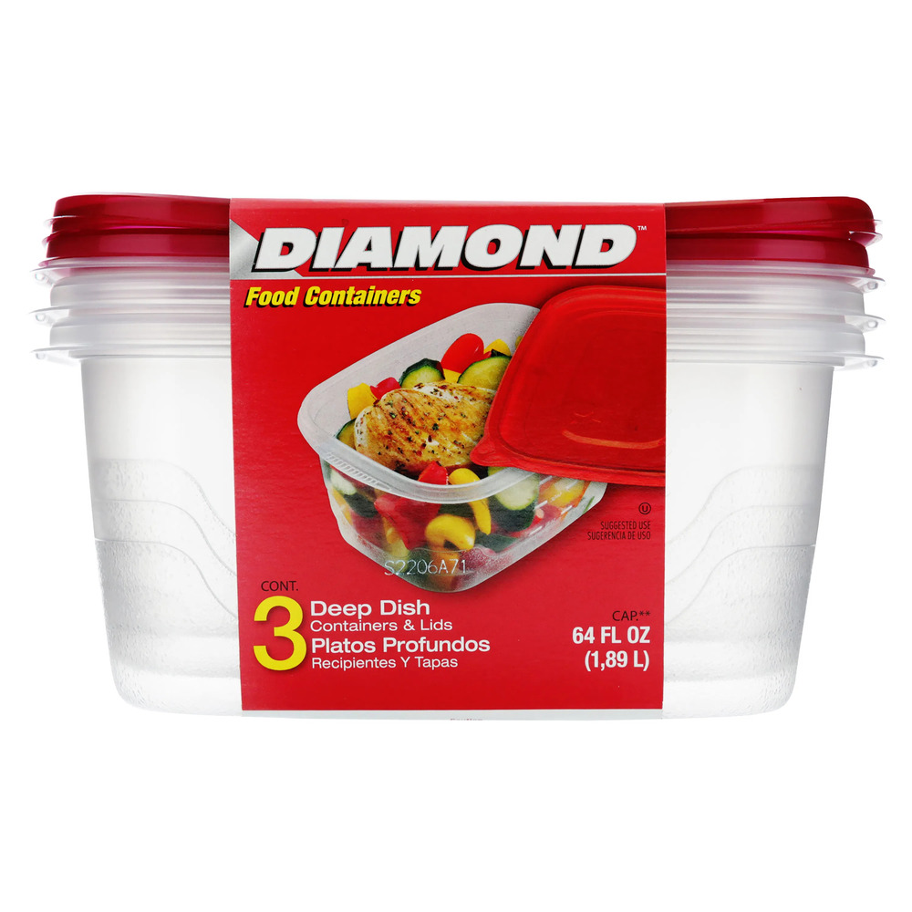 DIAMOND BOWL 64OZ 6X3CT