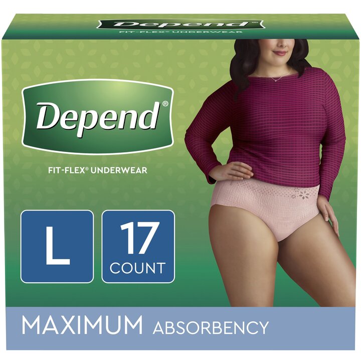 DEPEND ADULT DPR LG FEM  2X17CT