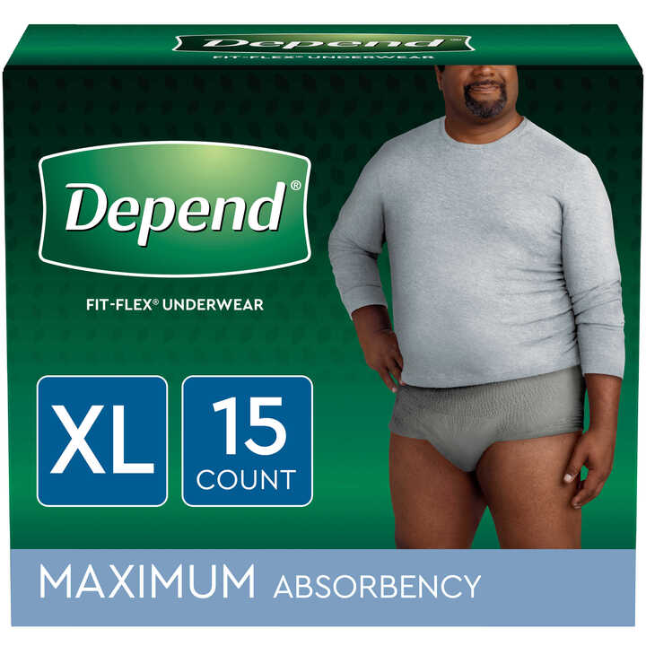 DEPEND ADULT DPR XL MALE  2X15CT