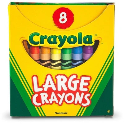 CRAYOLA CRAYONS LARGE  144X8CT