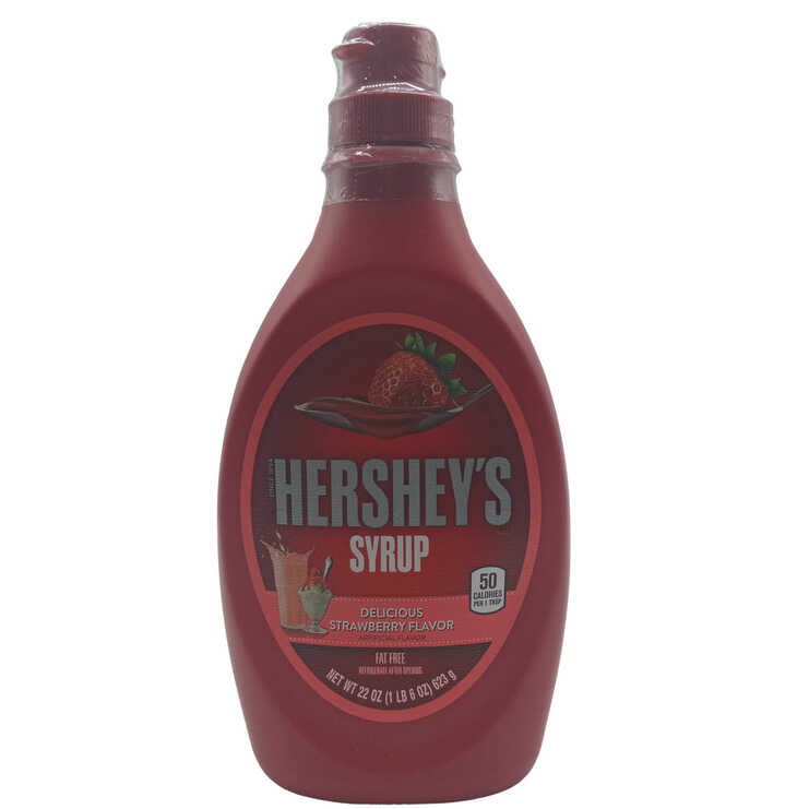 HERSHEYS SYRUP STRAWBERRY  12X24OZ-