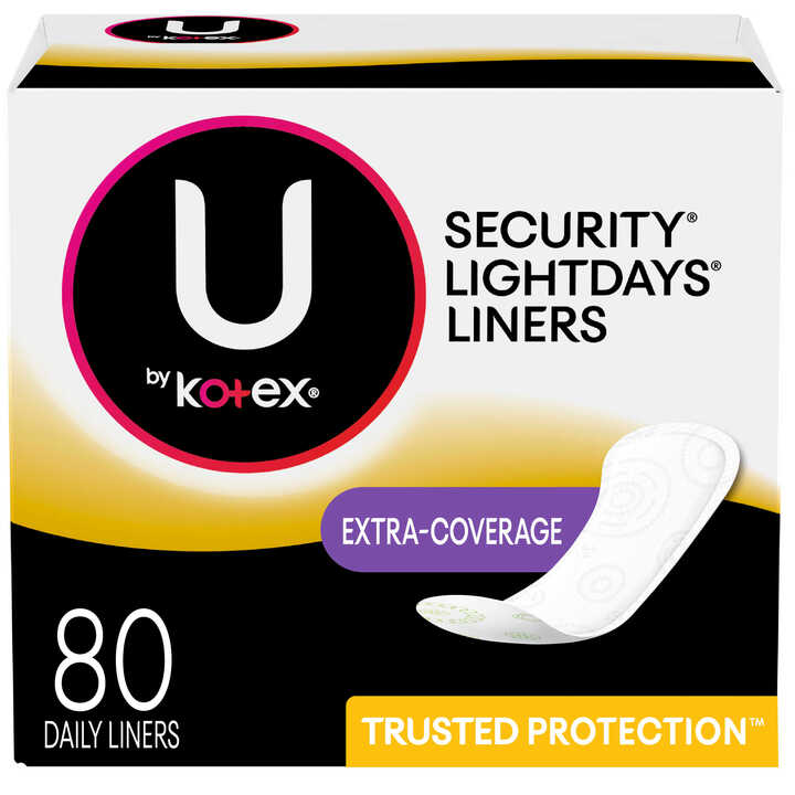 KOTEX LINERS LIGHT  4X80CT