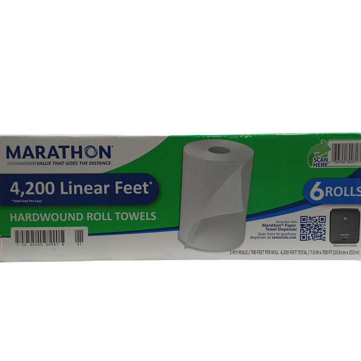 MARATHON PAPER TOWEL DISP  6CT