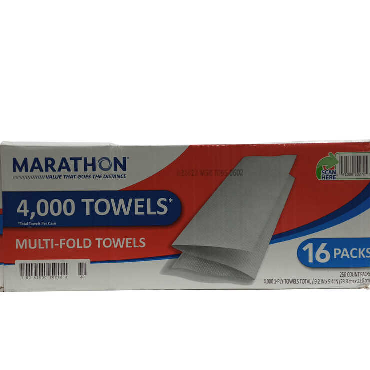 MARATHON MUL FOLD TOWEL 1 6X250SHT