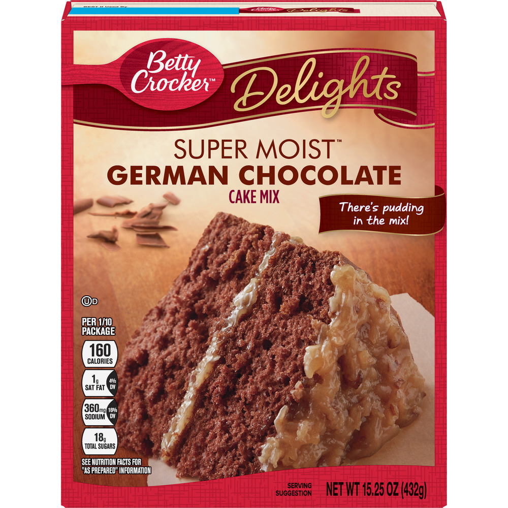 BETTY CROCKER CAKE MIX CHC GERMAN  12X15OZ