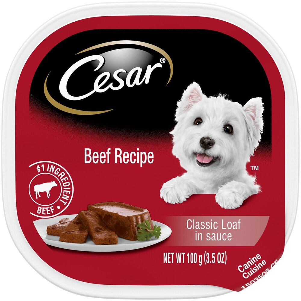 CESAR DOG FOOD BEEF  24X3.5OZ