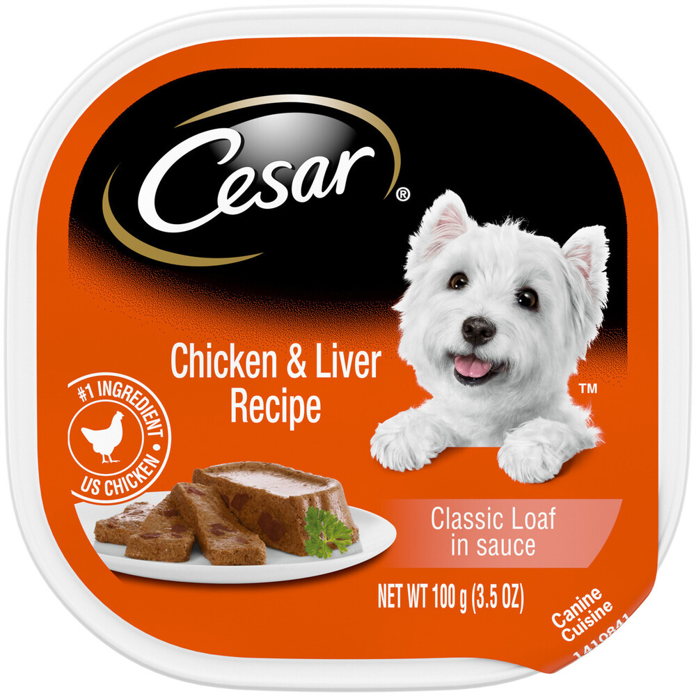 CESAR DOG FOOD CHK+LIVER  24X3.5OZ