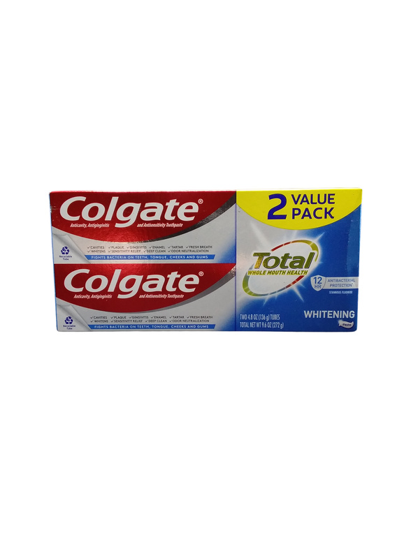 COLGATE TOTAL WHITENING  12X2X4.8OZ