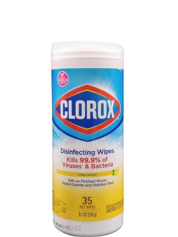 CLOROX WIPES LEMON  12X35CT