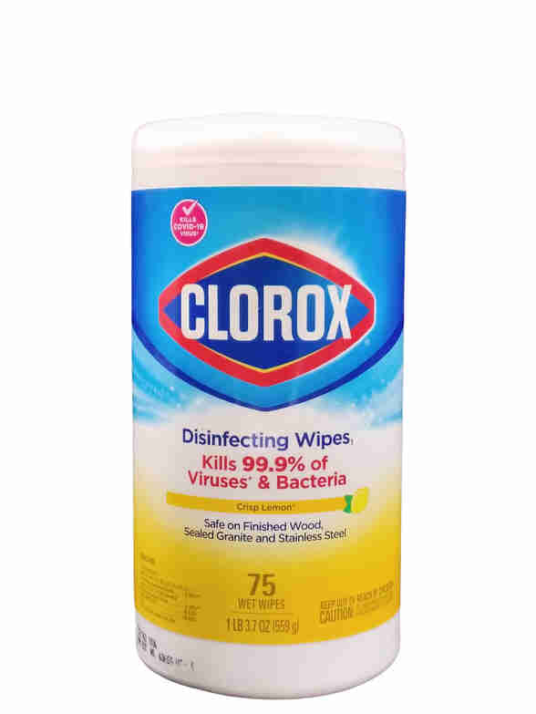 CLOROX DISINFACTANT WIPES  6X75CT