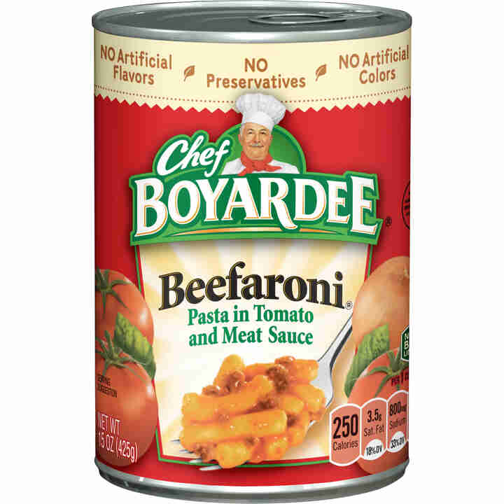 CHEF BAYORDEE BEEFARONI  24X15OZ