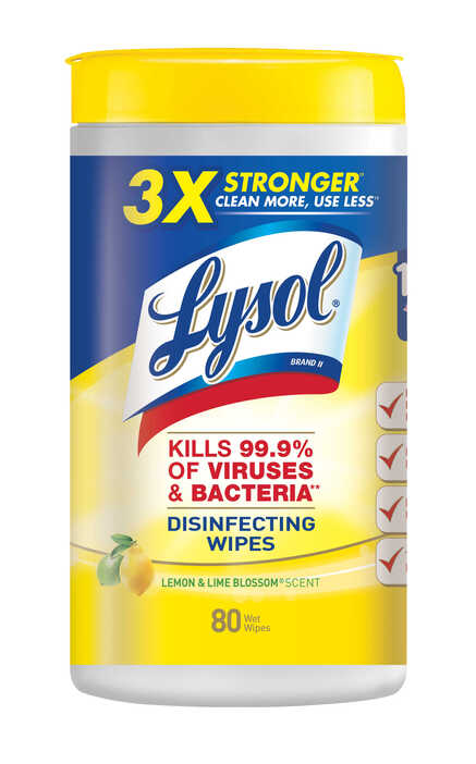 LYSOL DISINFACTANT WIPES  6X80CT