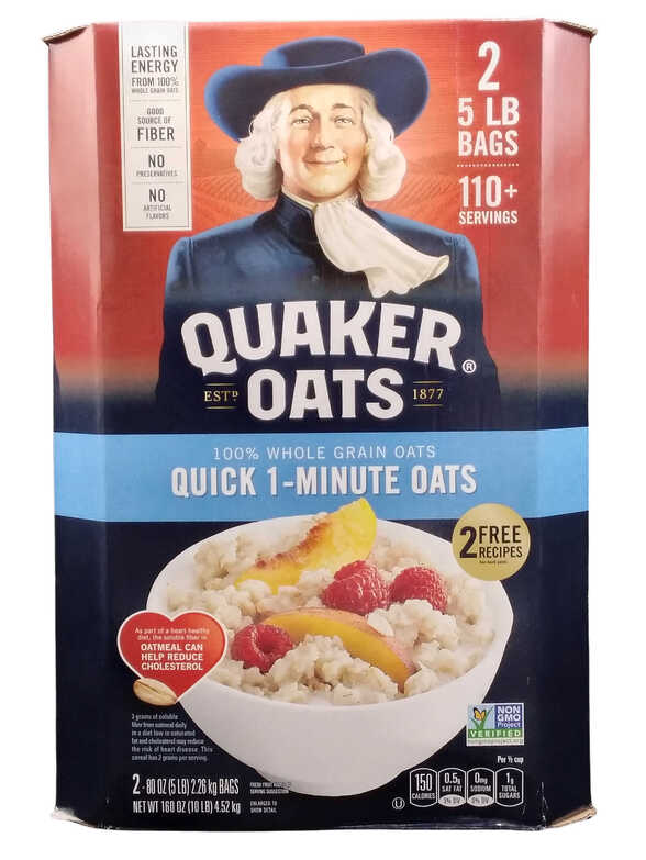 QUACKER QUICK OATS 10LB 1PC