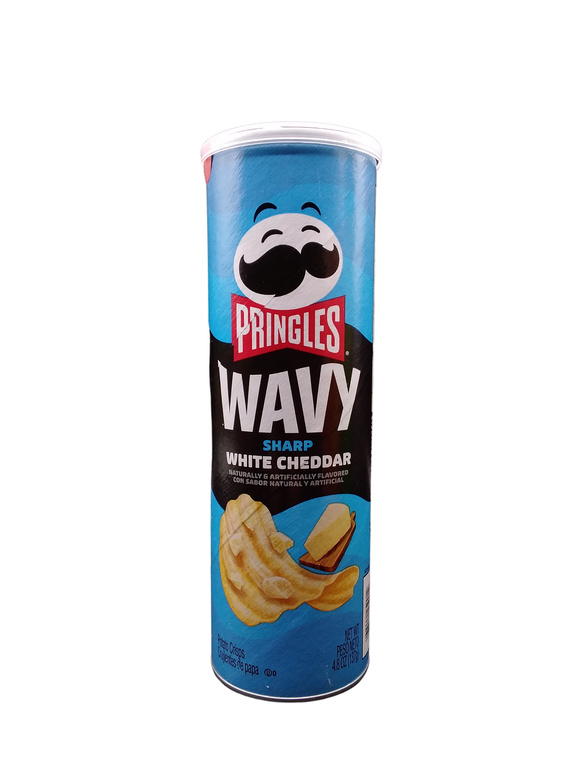 PRINGLES CHIPS WAVY CHEDDARR WHT  8X4.8OZ