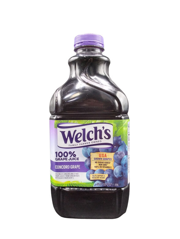 WELCH JUICE GRAPE 100%  8X64OZ