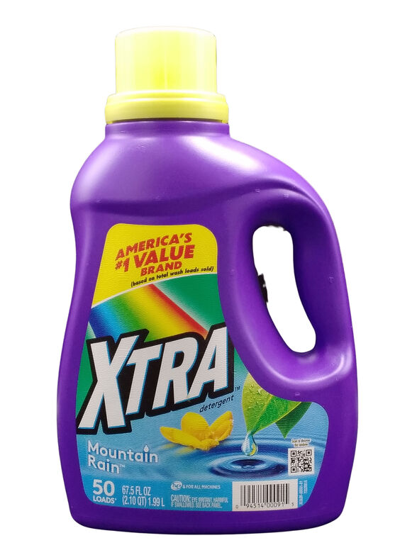 XTRA LIQUID DETERGENT MOUNTAIN RAIN  6X67OZ