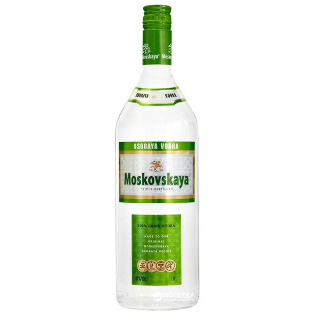 MOSKOVSKAYA VODKA  12X1LTR