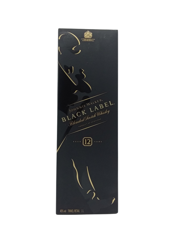 JOHNNIE WALKER BLACK LABEL WHISKY  12X1LTR