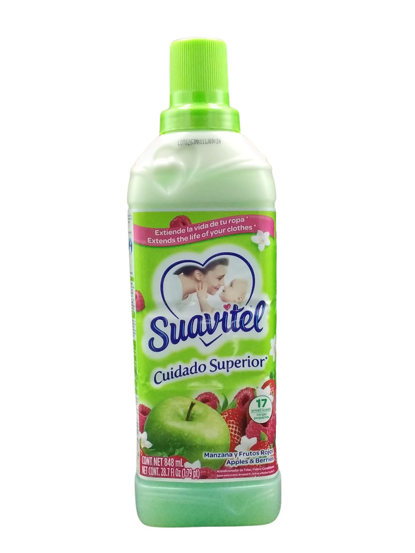 SUAVITEL FABRIC SOFTNER GRN  12X850ML