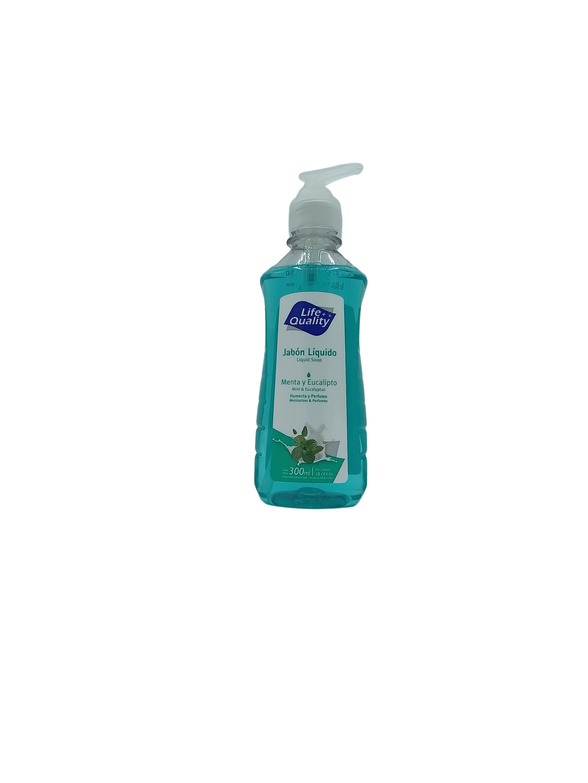 LIFE QUALITY LIQUID SOAP MENTA  24X300ML