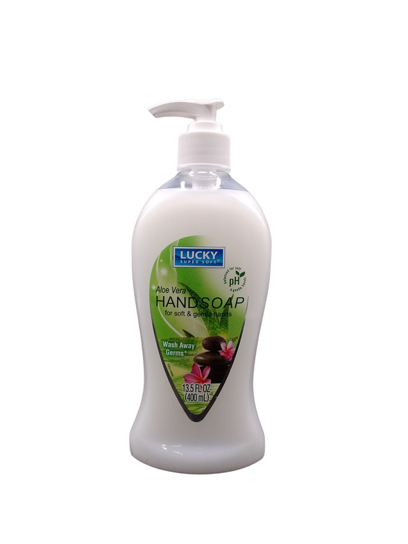 LUCKY LIQUID SOAP ALOE  12X14OZ