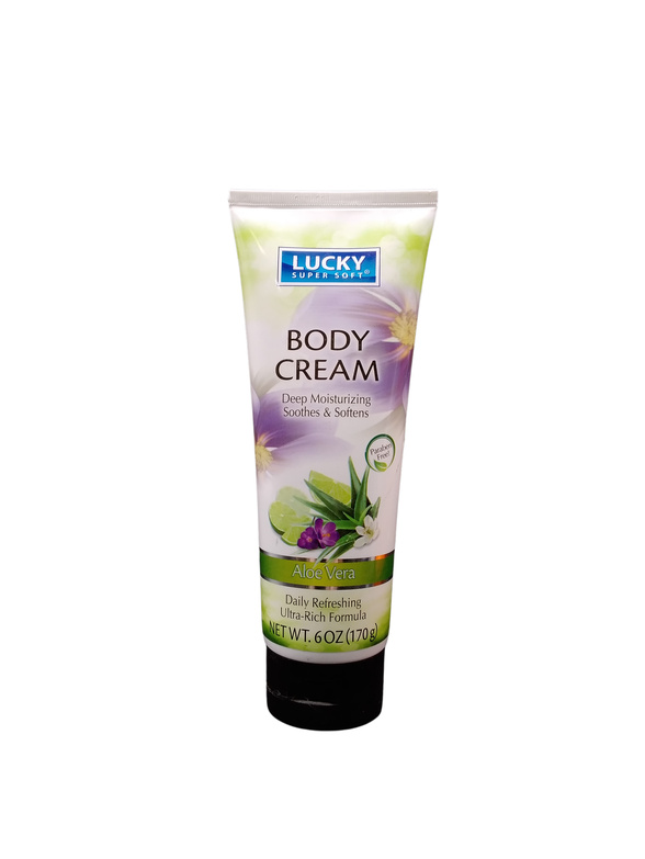 LUCKY BODY CREAM ALOE 12X8OZ