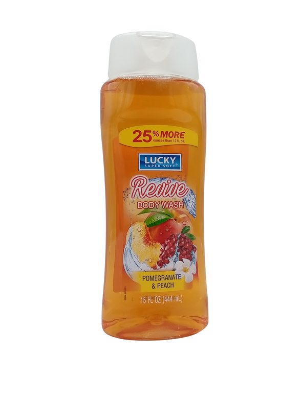 LUCKY BODY WASH POM PCH  12X12OZ