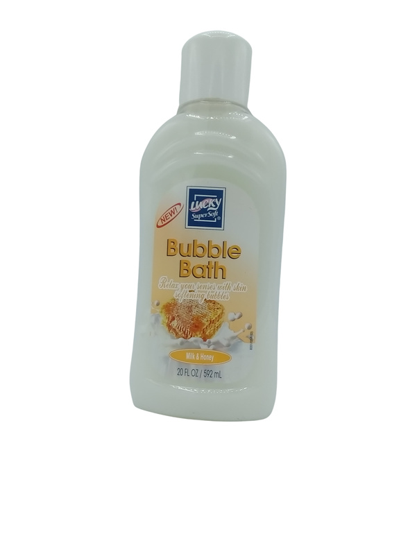 LUCKY BUBBLE BATH MILK & HN  12X20OZ