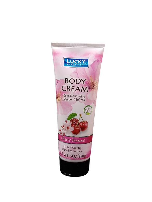 LUCKY BODY CREAM CHERRY 12X6OZ