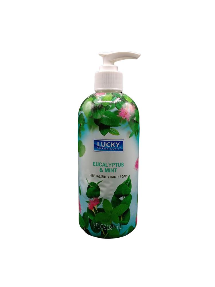LUCKY ROUND LIQUID SOAP EUCL+MINT  12X13OZ