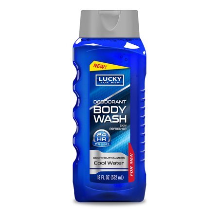 LUCKY BODY WASH COOL WAT  12X18OZ