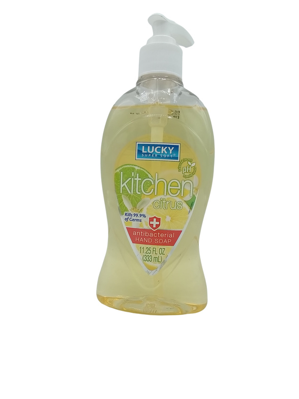 LUCKY LIQUID SOAP CITRUS  12X12OZ