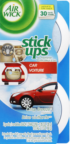 AIRWICK STICKUP CRISP BREEZE  12X2CT