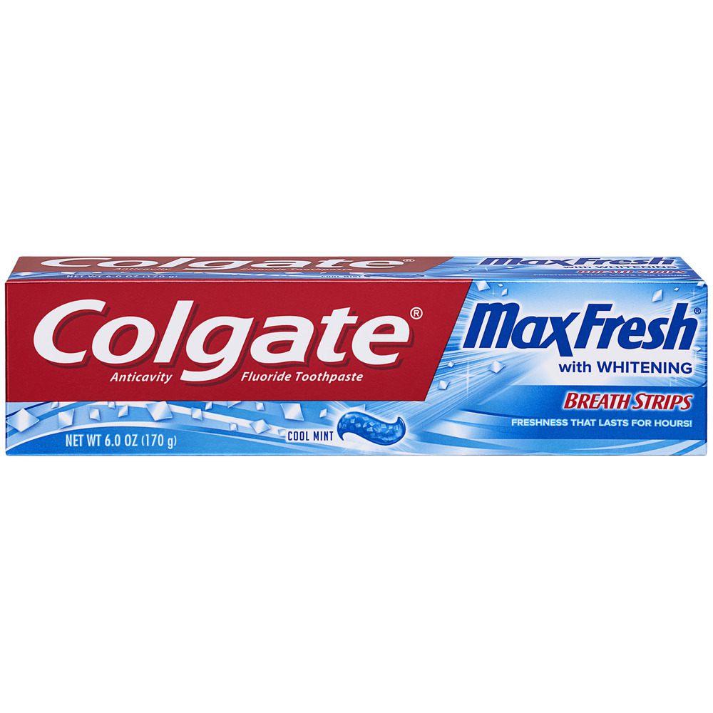 COLGATE MAXFRESH F BTH STRP  24X6OZ