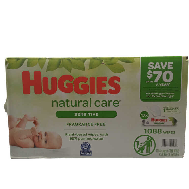 HUGGIES BABY WIPES 1088CT 1PC