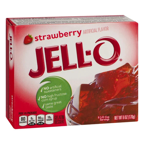 JELLO STRAWBERRY  24X3OZ