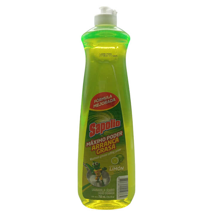 SAPOLIO DISH LIQUID LEMON 12X750ML