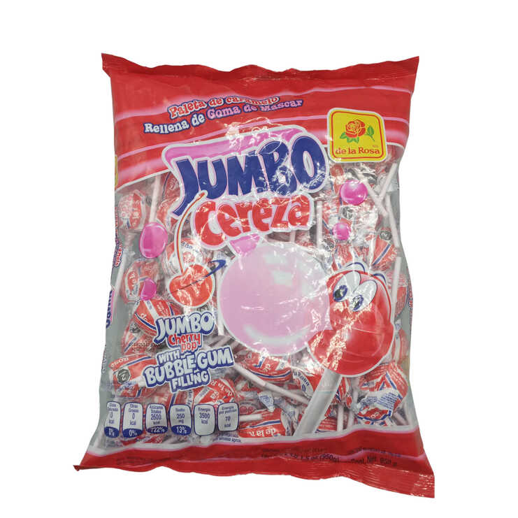 DE LA ROSA JUMBO POP LRG CHRY  12X50CT