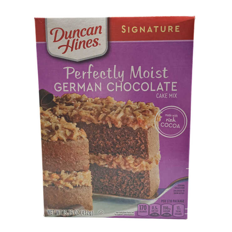 DUNCAN HINES SIGNATURE GERMAN CHOCOLATE 12X15OZ