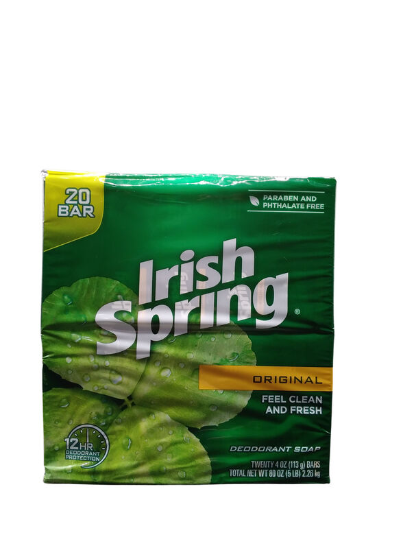 IRISH SPRING SOAP ORGINAL 20X5OZ