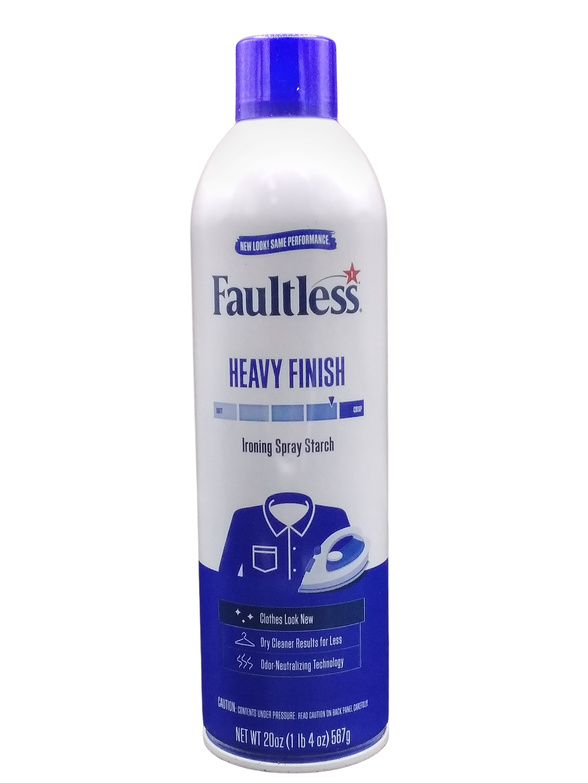FAULTLESS SPRAY STARCH HEAVY  12X20OZ