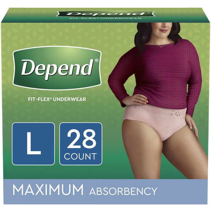 DEPEND ADULT DPR LG FEM  2X28CT