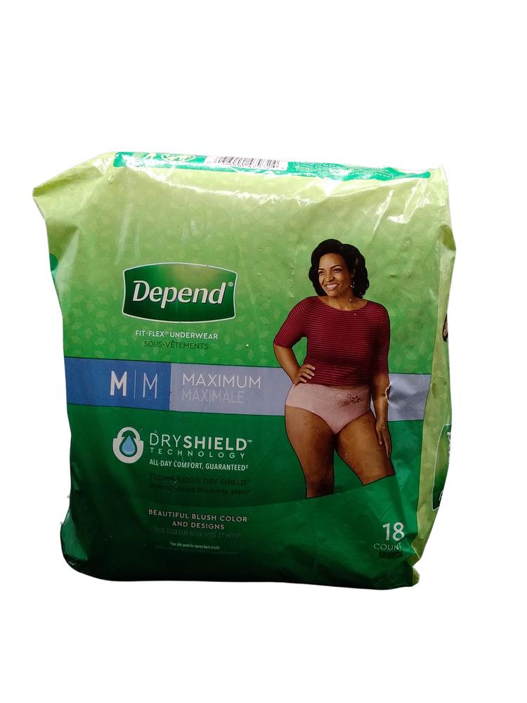 DEPEND ADULT DPR MED FEM  2X18CT