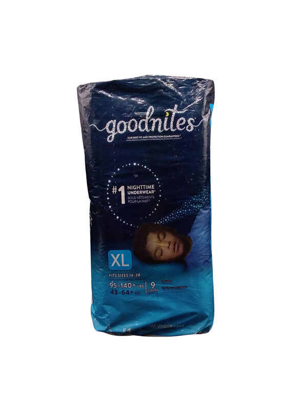 GOOD NITE DIAPER BOY XL  4X9CT