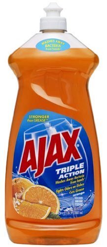 AJAX DISH LIQUID ORANGE 9X30OZ