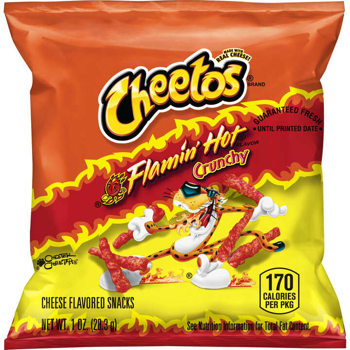 FRITO LAYS CHIPS FLAMIN HOT  50X1OZ