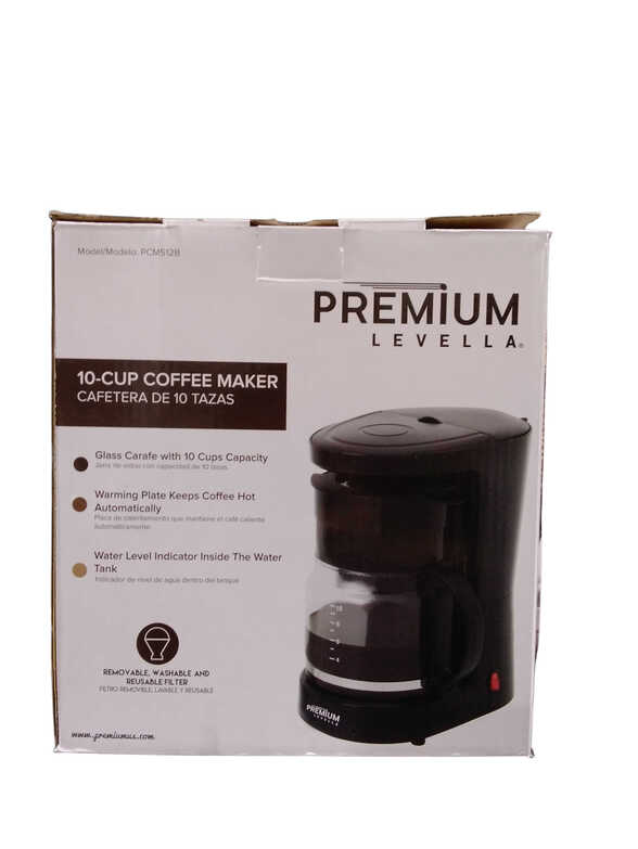 PREMIUM COFFEE MAKER PCM512B 10CUP BLK 1PC