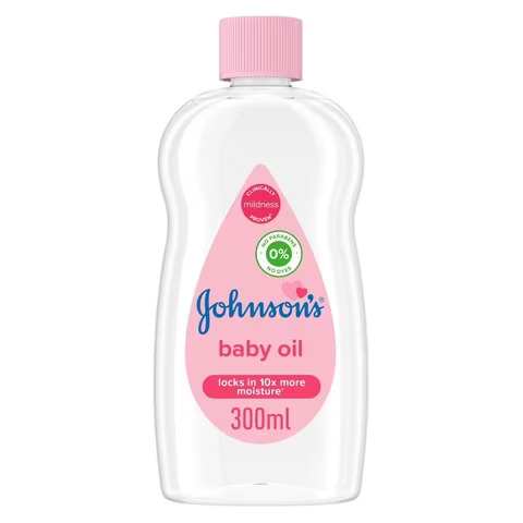 JHONSONS & JHONSONS BABY OIL REGULAR  12X300ML