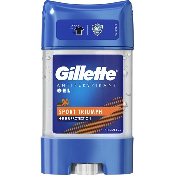 GILLETT CLEAR GEL SPORT TRMP  6X70ML