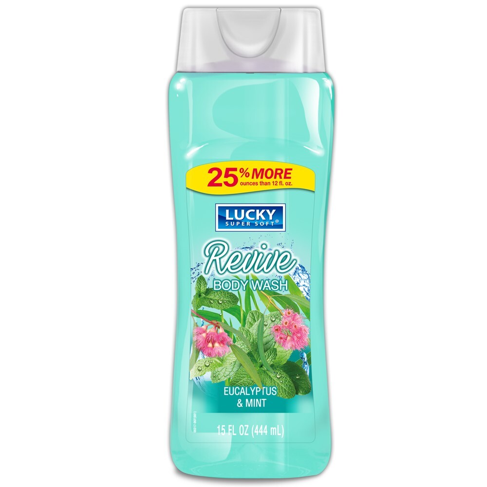 LUCKY BODY WASH GREEN TEA  12X12OZ